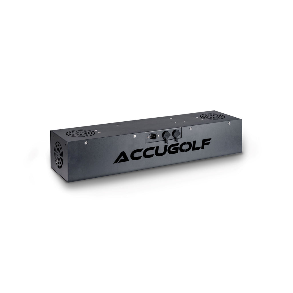 AccuGOLF Hawkeye golf simulator sensor installation view