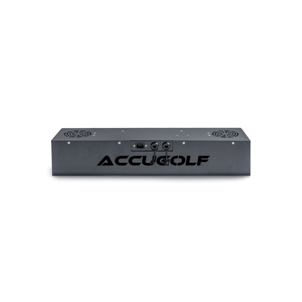 AccuGOLF Hawkeye ceiling-mounted sensor detail