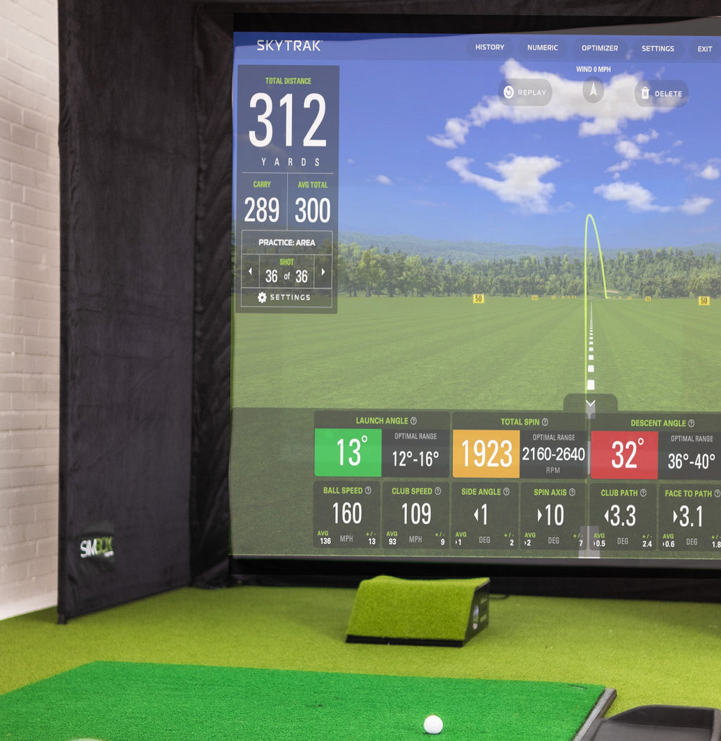 GolfBays SimBox Golf Simulator Enclosure