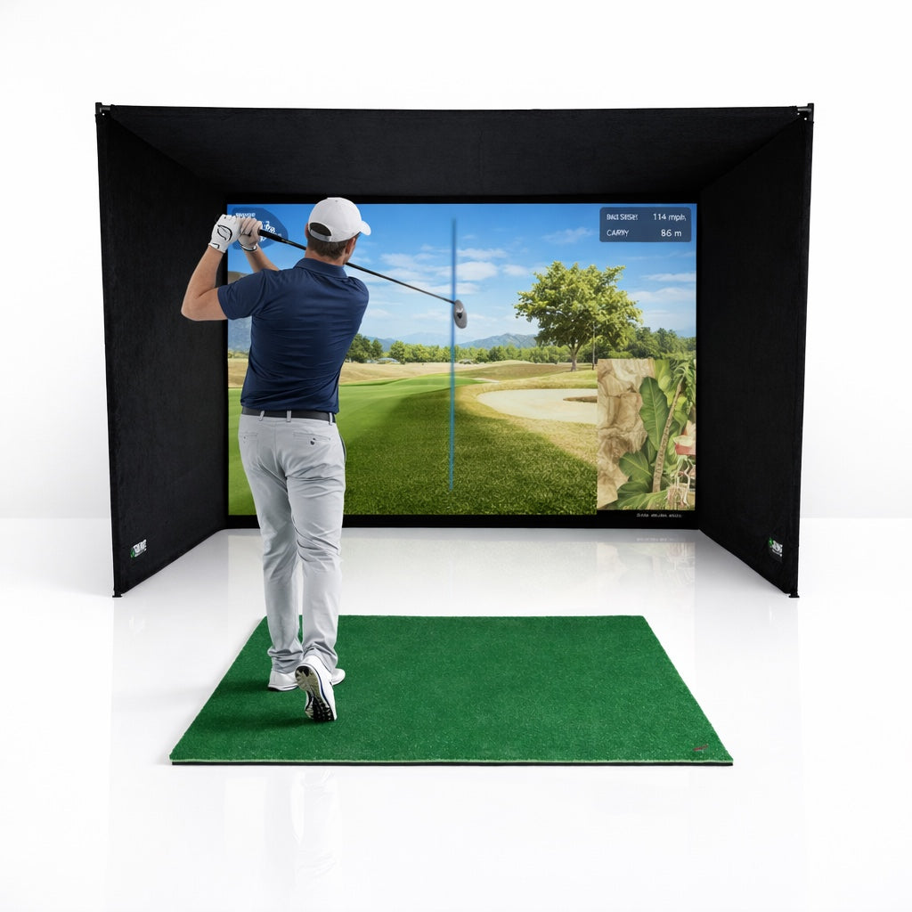 GolfBays SimBox Golf Simulator Enclosure