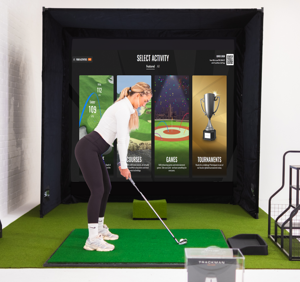 GolfBays SimBox Golf Simulator Enclosure
